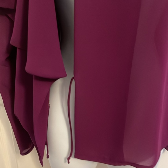 Anne Klein sheer wrap top - Picture 4 of 5